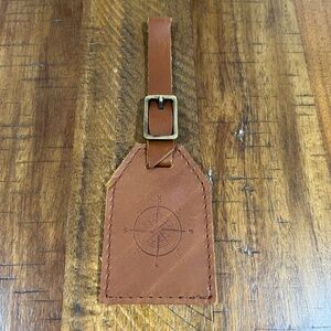 🆕Portland Leather Goods Honey Leather Suitcase Tag